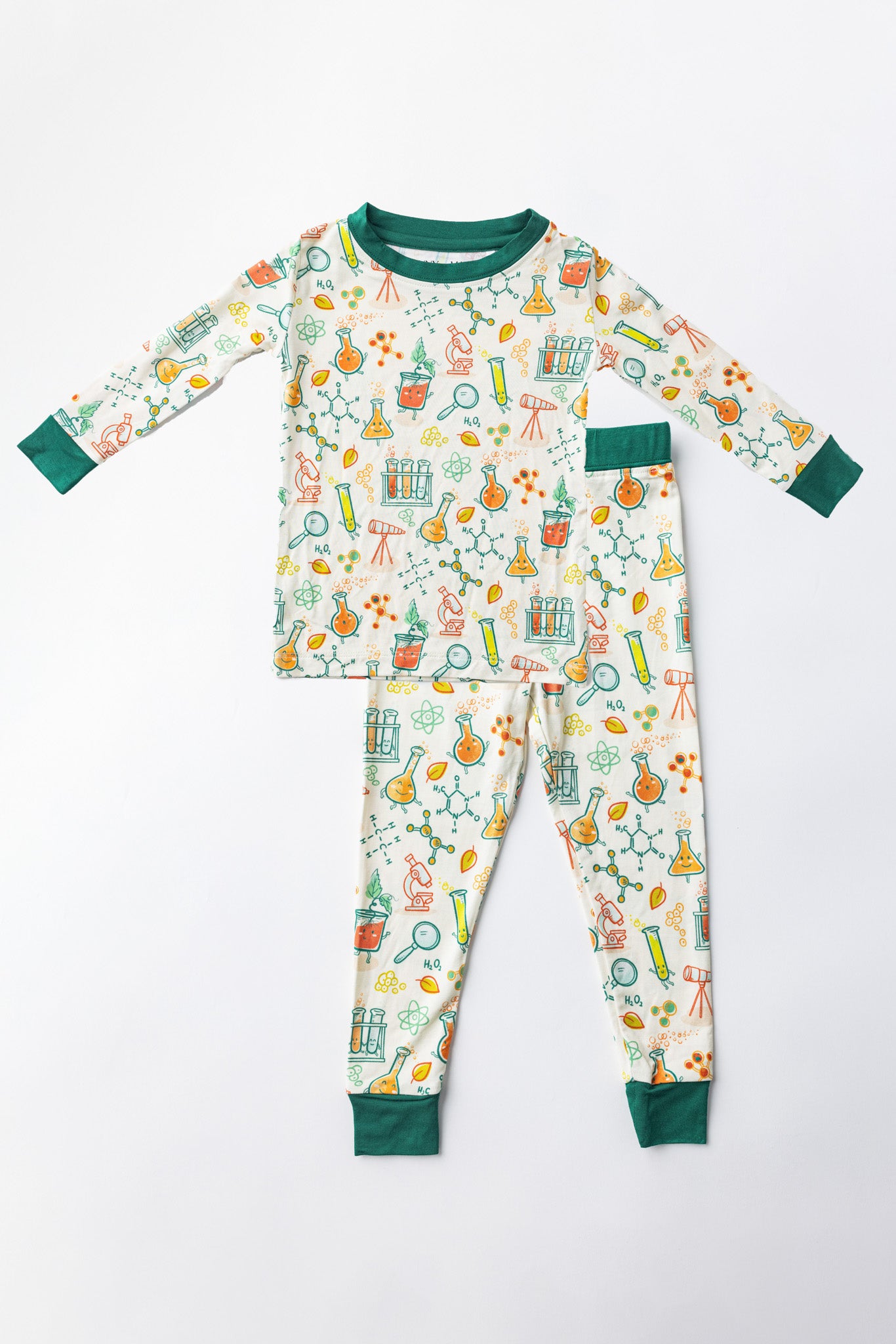 Jackson's Laboratory Two-Piece Pajama Set Cream